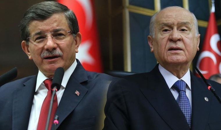 Ahmet Davutoglu û Devlet Bahçelî / Wêne: Arşîv