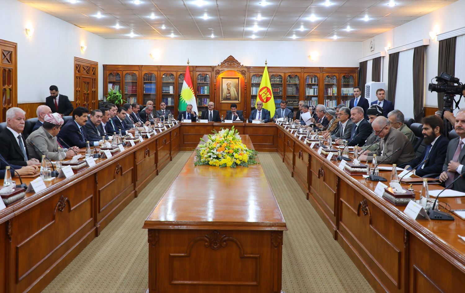 Partiyên siyasî bi banga PDKyê civiyan / Wêne: Rûdaw