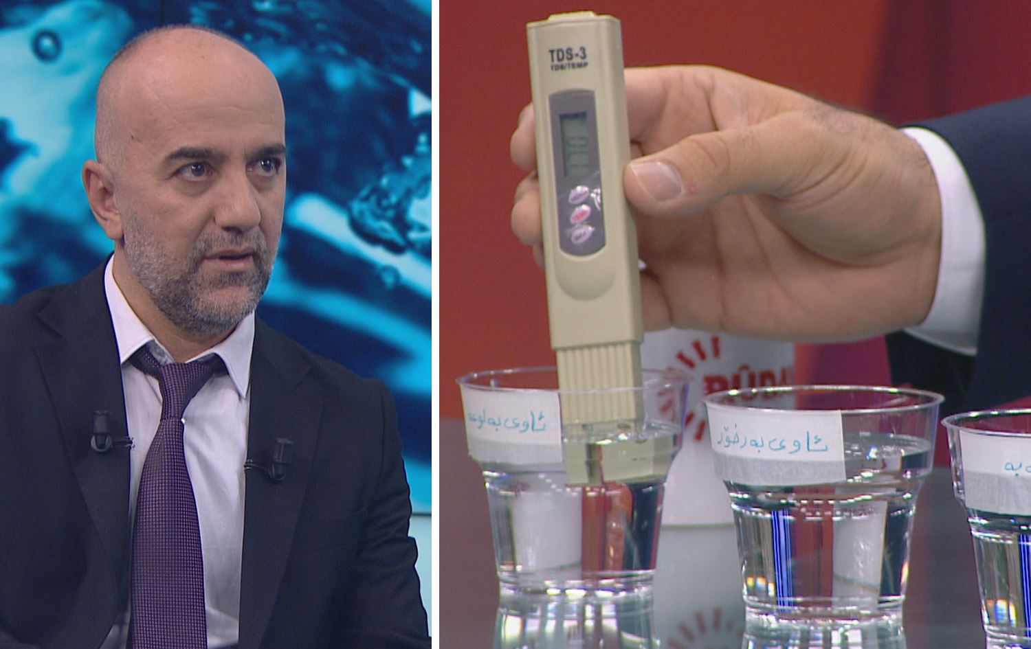 پسپۆڕێک لە بەرنامەی رۆژی هیوا جەمال: ئاوی هەندێک گەڕەکی هەولێر شیاو نییە بۆ خواردنەوە