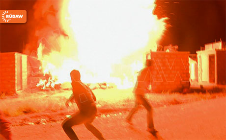 Li Kampa Domîz ji ber agir 2 zarok mirin