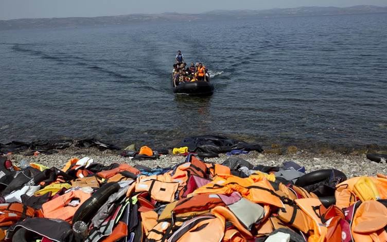 Belemeke koçberan /Wêne: AFP