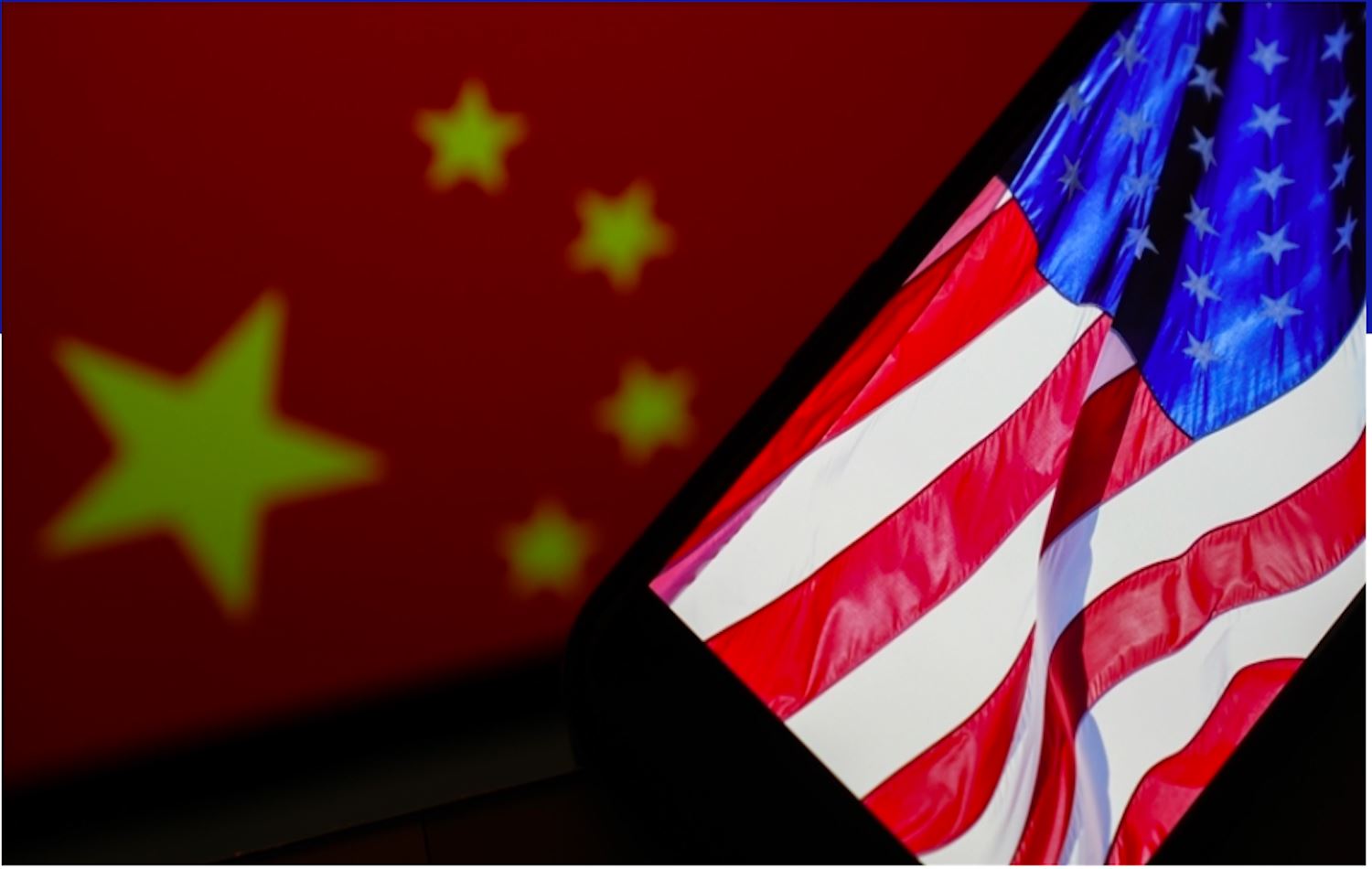 Çin ve ABD bayrakları / Fotoğraf: AA 