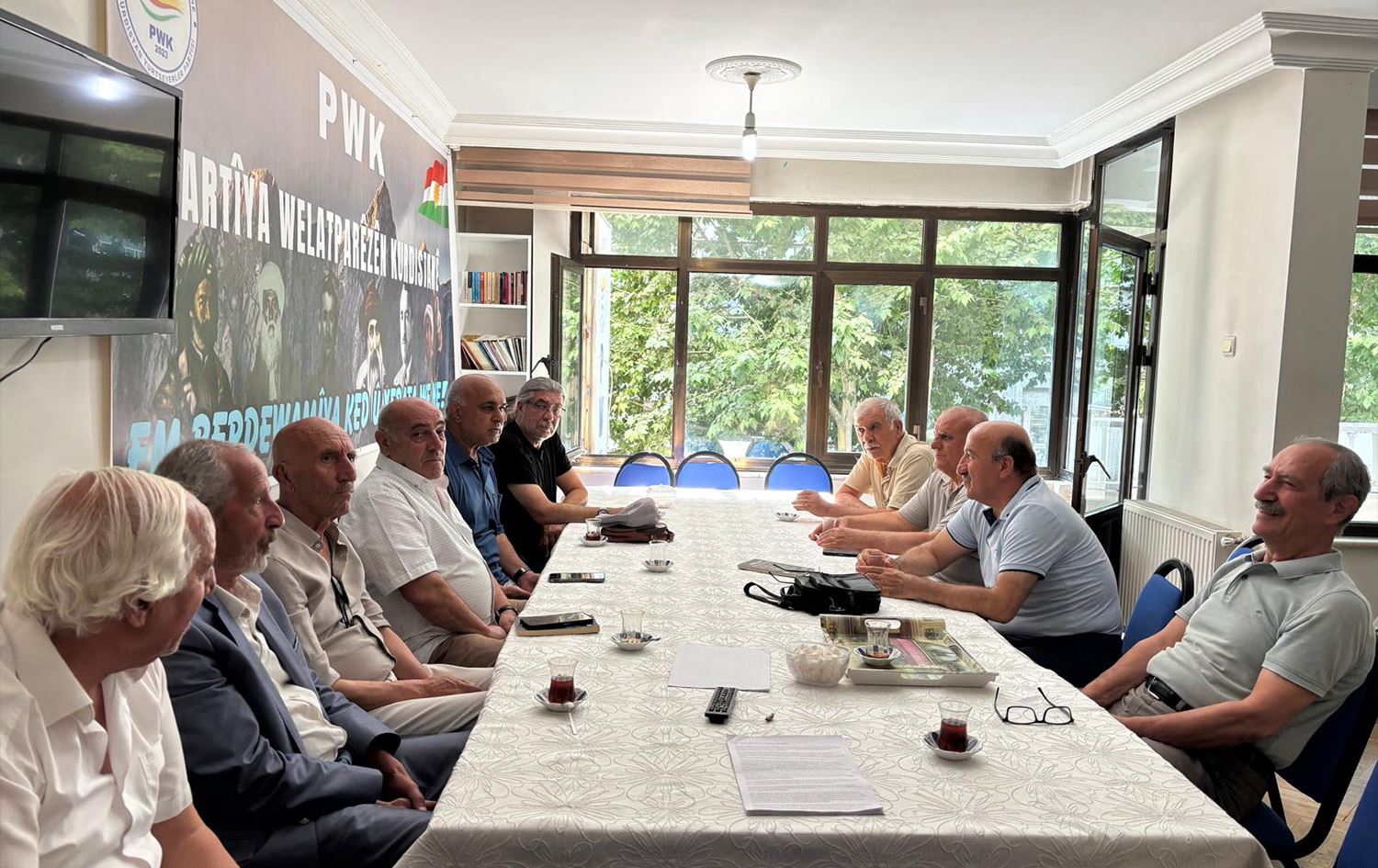 PWKyê pêşwaziya PSK û HAK-PARê kir / Wêne: PWK