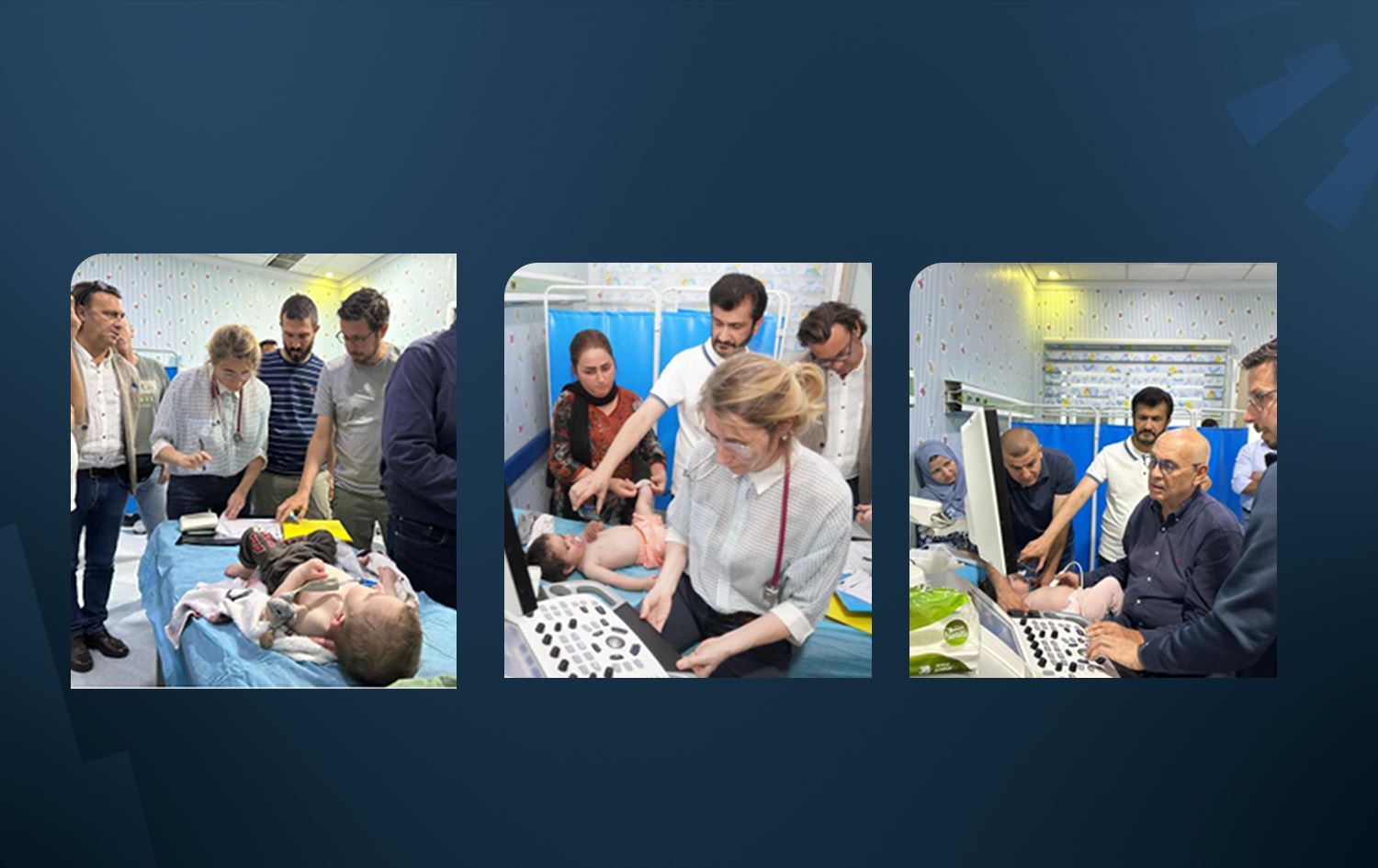 Tîm Zarokan tedawî dike / Wêne: Rûdaw