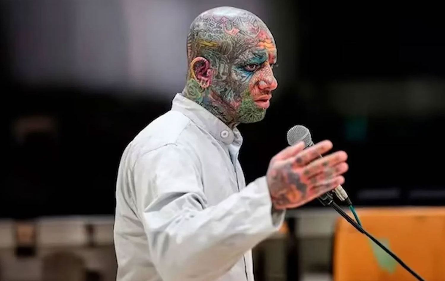  ‘’Tatalu’’ olarak ünlenen İranlı rapçi Emir Hüseyin Maksudlu. / Foto: Bianet