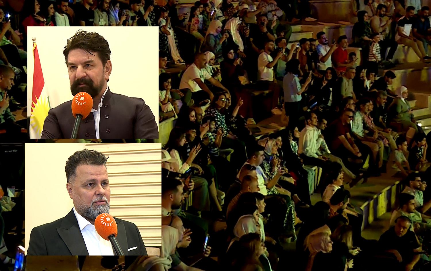 مهند محسن وسعدون كاكايي يلهبان أجواء المسرح الروماني في السليمانية