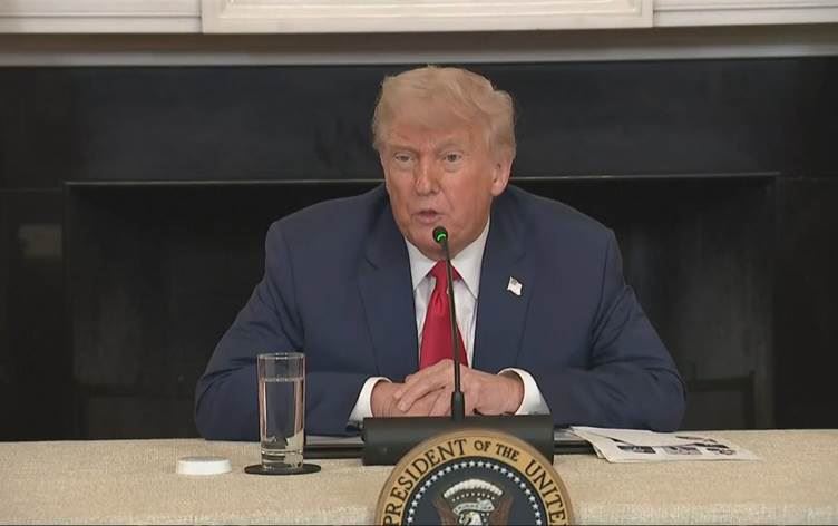  ABD Başkanı Donald Trump Beyaz Saray'da basın toplantısı düzenledi. 