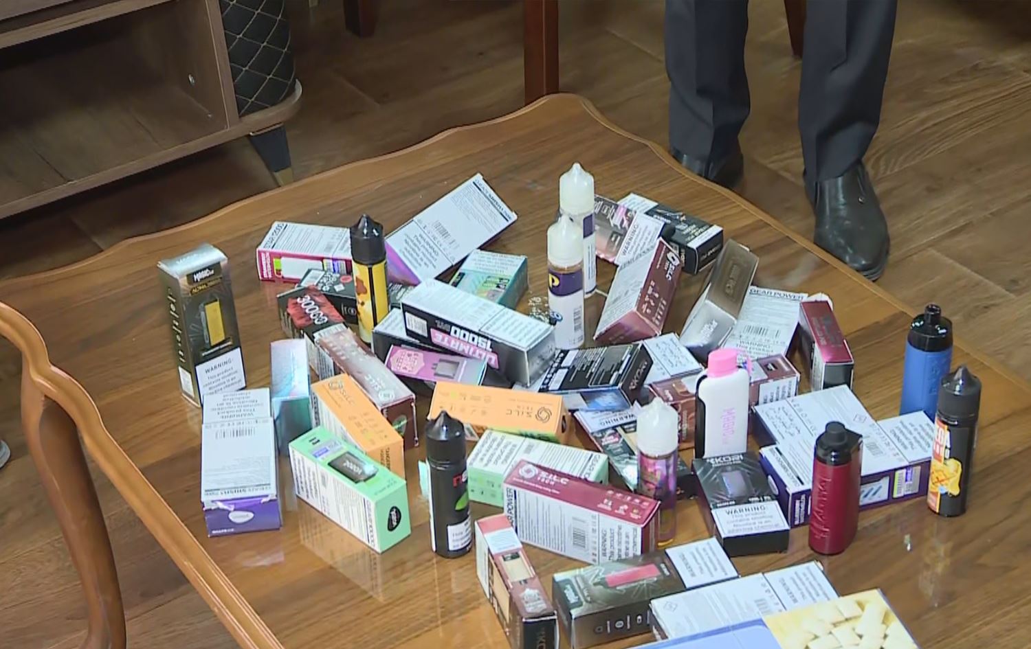 لە سۆران دەست بەسەر ژمارەیەک ڤەیپدا دەگیرێت