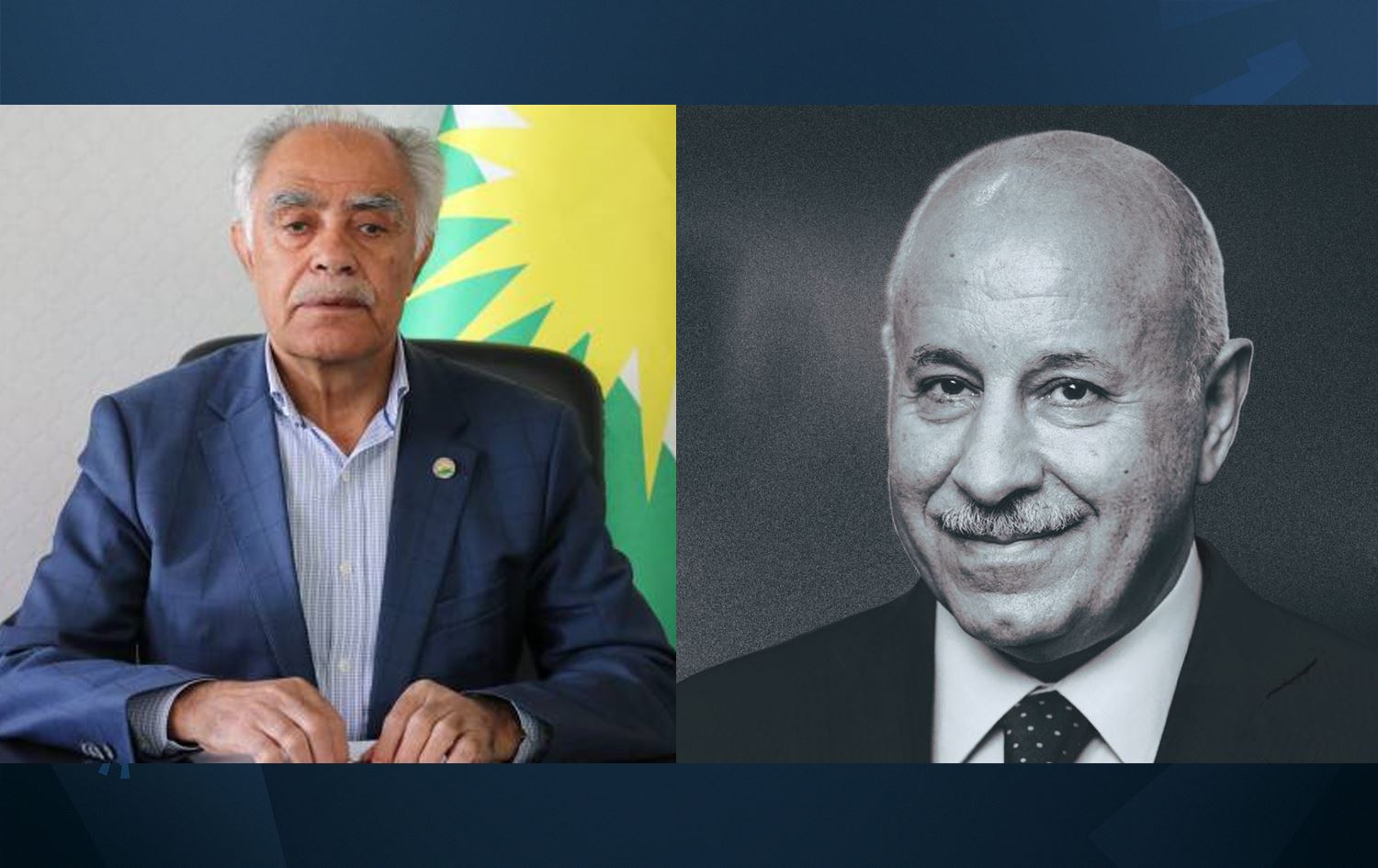 Mehmet Emîn Kardaş û Kerîm Şingalî / Wêne: Rûdaw Grafîk