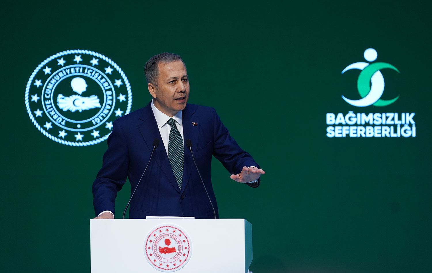 Türkiye İçişleri Bakanı Ali Yerlikaya. / AA