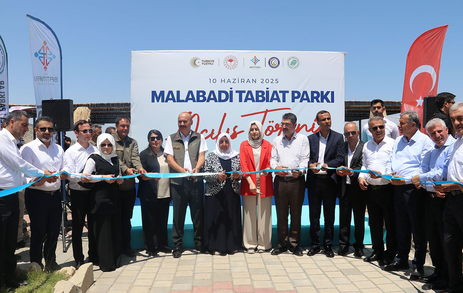  Malabadi Tabiat Parkı hizmete açıldı. / Foto: AA
