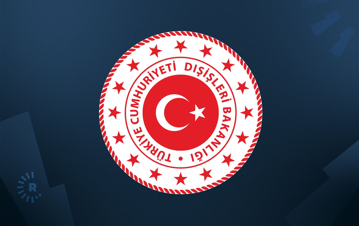 Turkish foreign ministry logo. Graphic: Rudaw 
