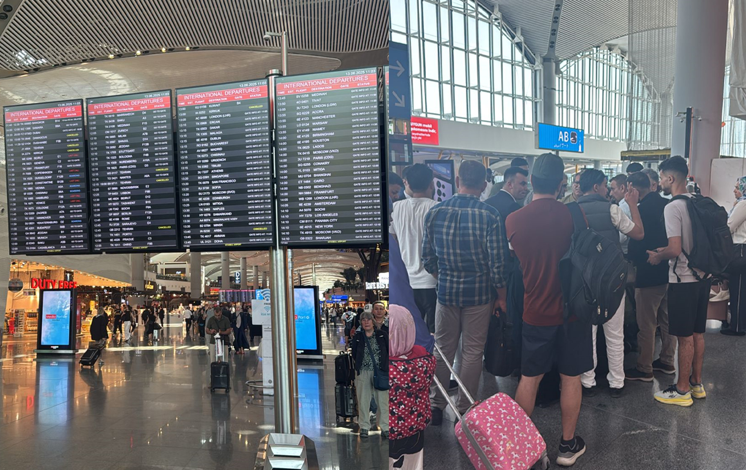 فڕۆکەخانەی ئیستەنبووڵ. 