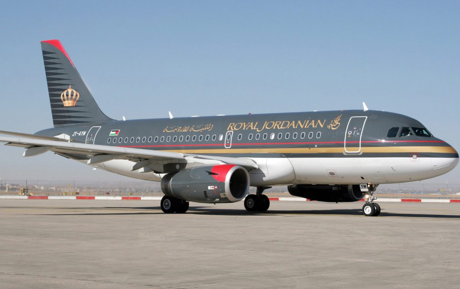 فڕۆکەیەکی مەدەنیی هێڵێکی ئاسمانیی ئوردن