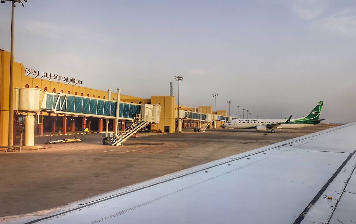 وەزارەتى گواستنەوەى عێراق بۆ رووداو: فڕۆکەخانەى بەسرە لە تاوەکو 10:00ـى شەو کراوەیە