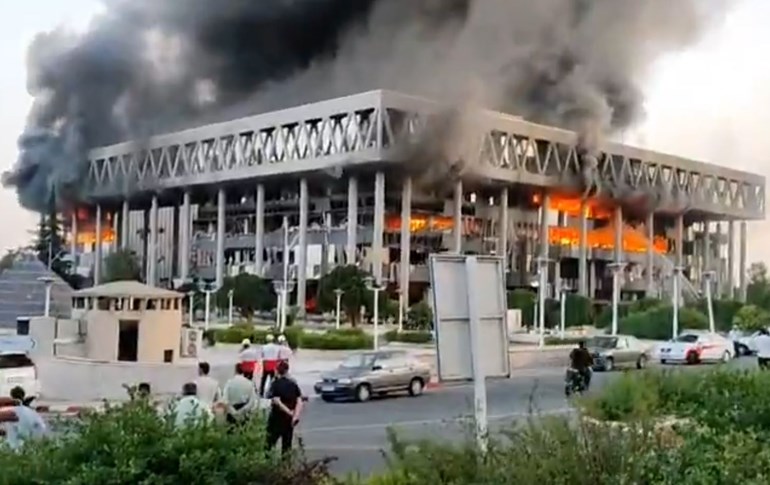 دیمەنی پاشماوەی هێرشەکە