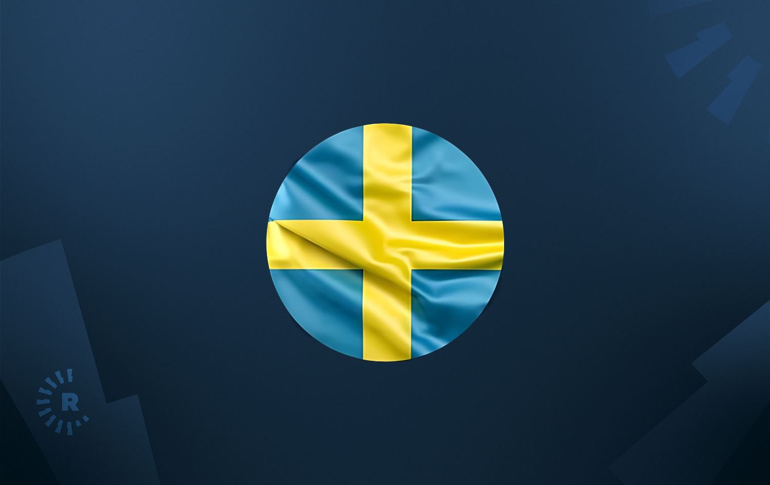 Swedish flag. Graphic: Rudaw 