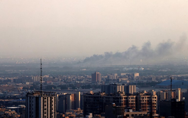 ئیسرائیل بۆردوومانی ناوچەیەکی تارانی کردووە. وێنە: AFP