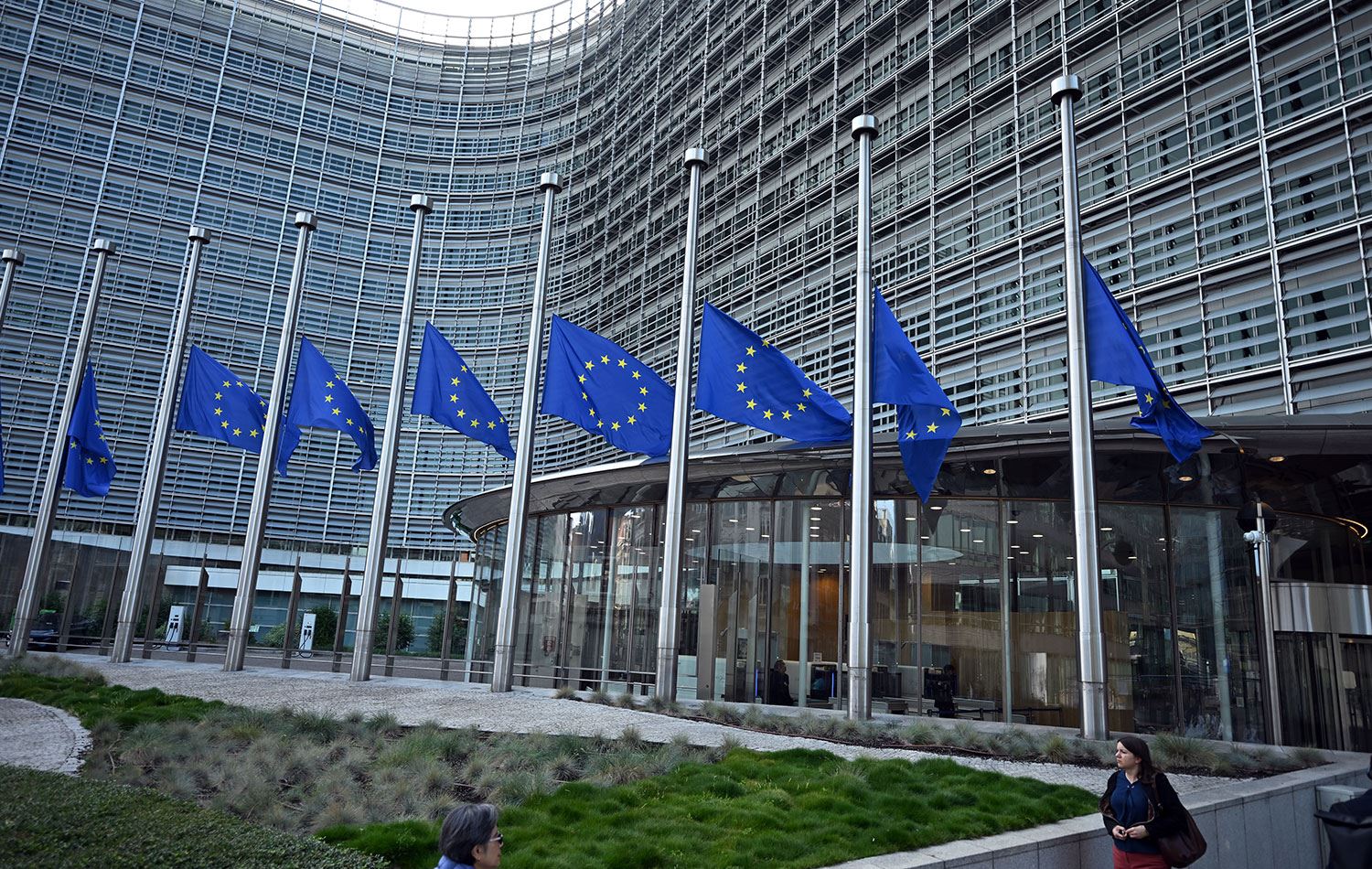 Belçika'nın başkenti Brüksel’de bulunan AB Komisyonu binası. / Foto: AA