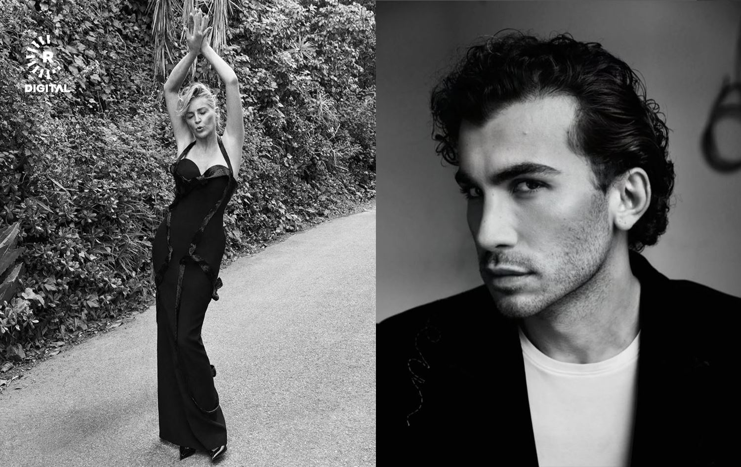 شارۆن ستۆن دیزاینێکی نالی بارزانی دەپۆشێت