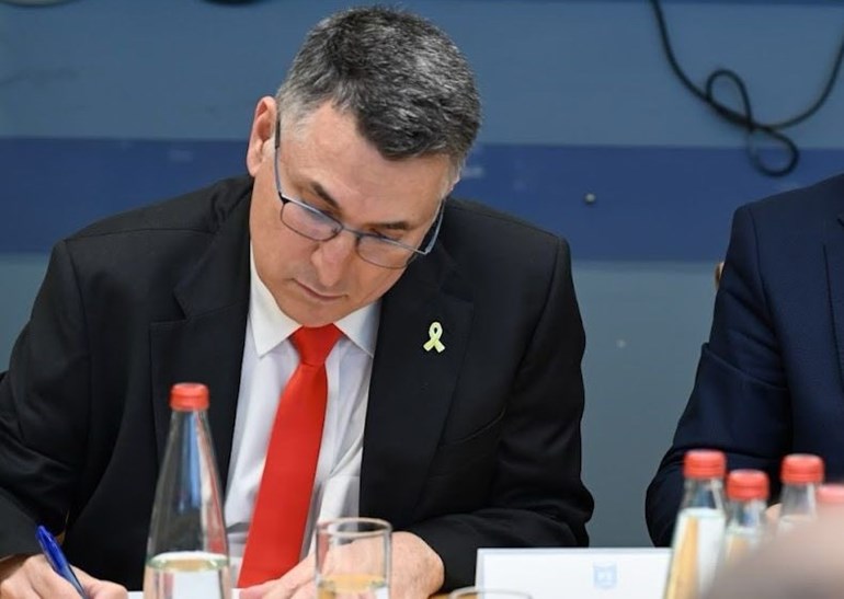 Israeli Foreign Minister Gideon Sa'ar pictured on March 11, 2025. Photo: GidonSaar/X