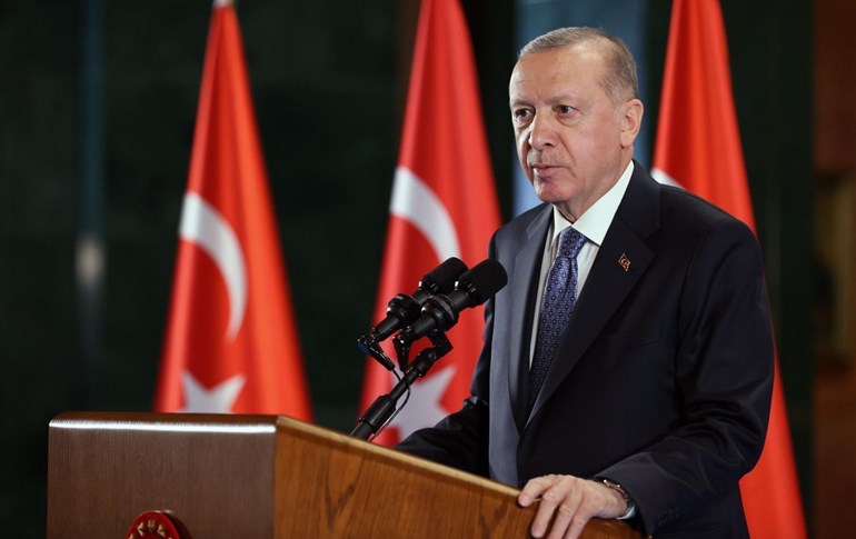 وێنەیەکی سەرۆککۆماری تورکیا