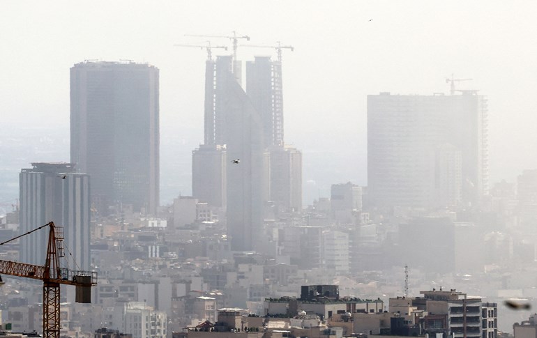 Smoke lingers in the sky above Tehran following an Israeli strike on June 18, 2025. Photo: AFP