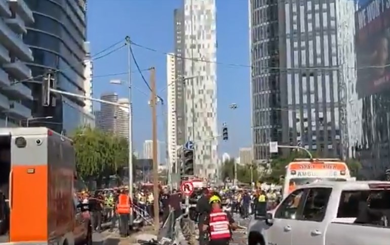 ئەو نەخۆشخانەی لە تەل ئەڤیڤ کرایە ئامانج