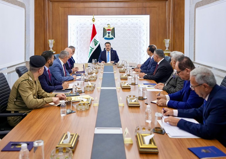 Iraqi Prime Minister Mohammed Shia' al-Sudani chairs meeting in Baghdad on June 19, 2025. Photo: Iraqi PMO