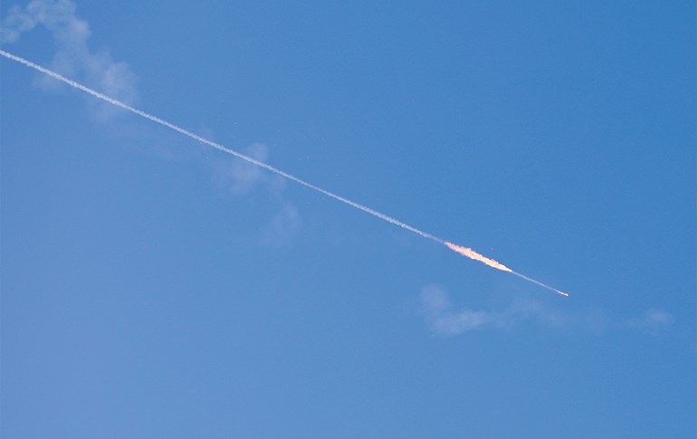 مووشەکی ئێران لە ئاسمانی ئیسرائیل