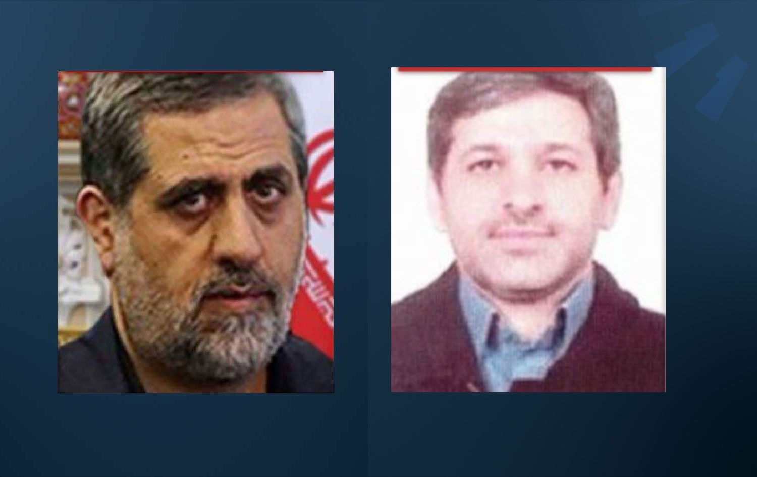 Kudüs Güçleri komutanları Said Izadi ve Behnam Şahriyari