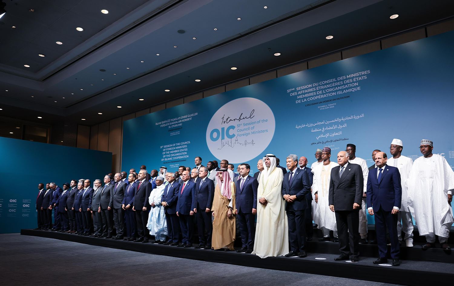 Wezîrên Karên Derve ya Rêxistina Hevkariya Îslamî\ Wêne: AA