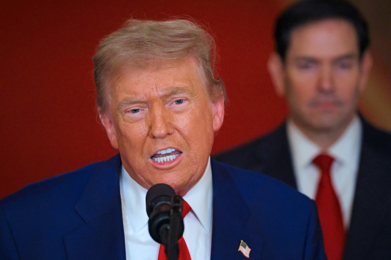 دۆناڵد ترەمپ، سەرۆکی ئەمریکا. وێنە: AFP