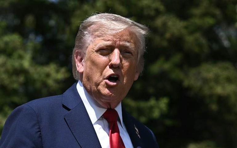 دۆناڵد ترەمپ، سەرۆکی ئەمریکا: AFP