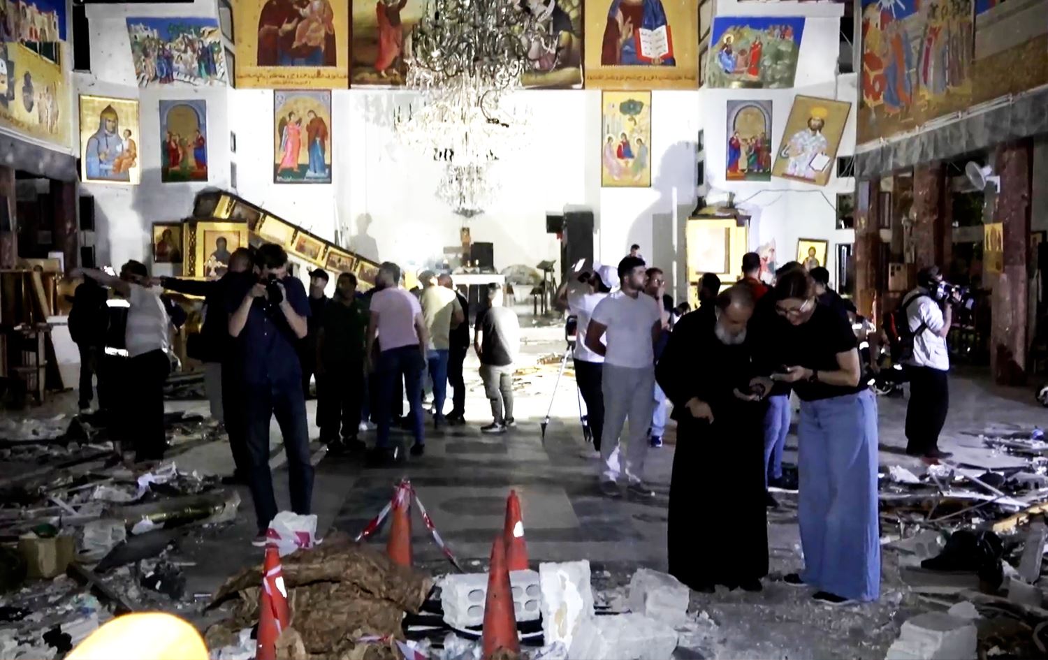 Damascus residents, officials condemn deadly church attack