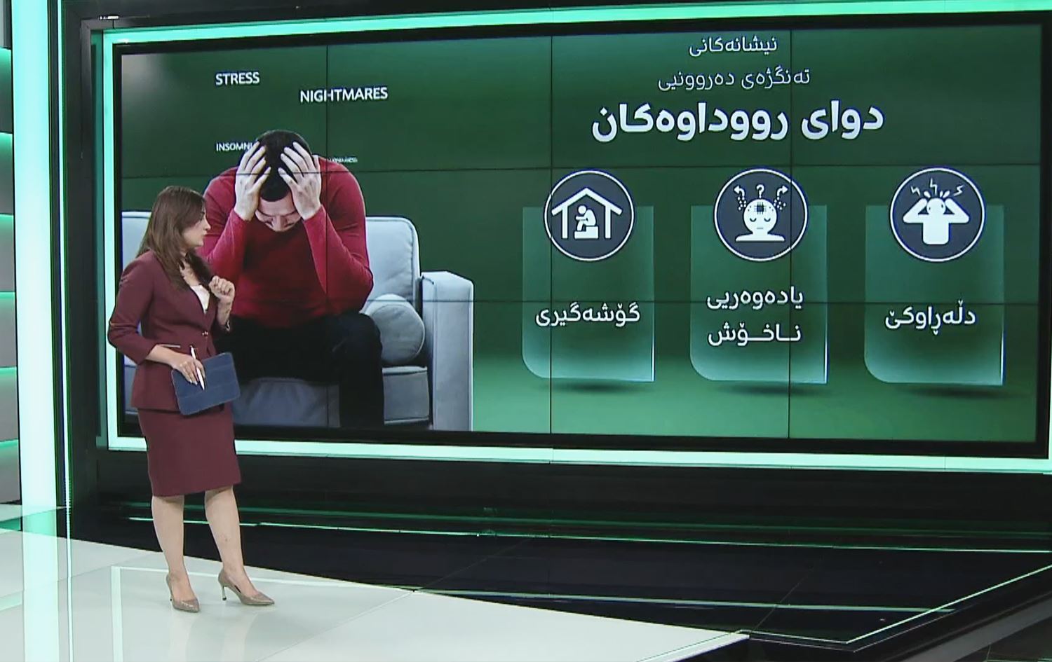 نیشانە و چارەسەرەکانی تەنگژەی دەروونیی دوای رووداوەکان