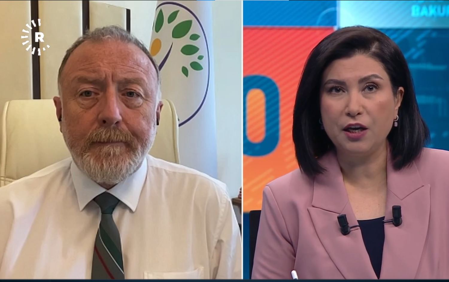 Sezaî Temellî bû mêvanê Rûdawê / Wêne: Ji ber dîmenan, Rûdaw Grafîk