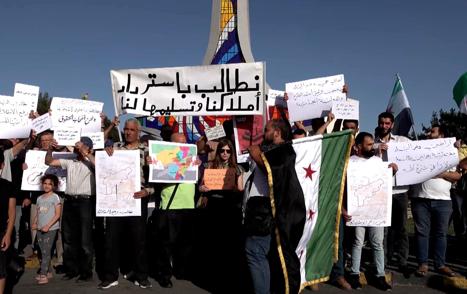 Syrians reclaim land seized by ousted regime