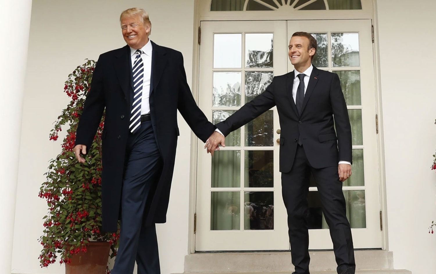 Trump û Macron / Wêne: Kevin Lamarque / Reuters- Arşîv