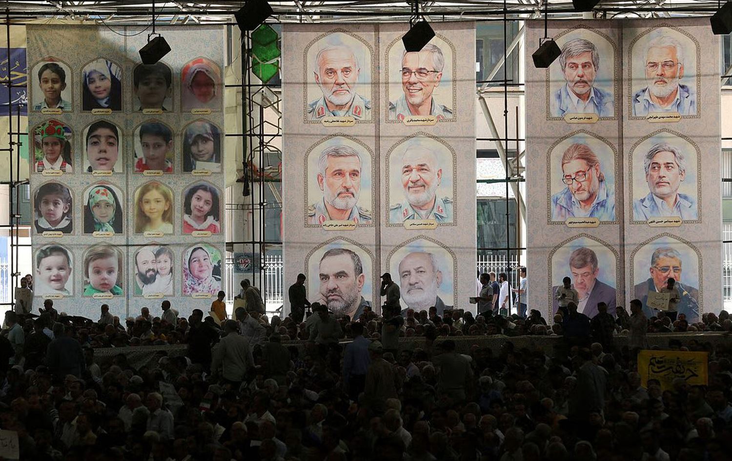 Wêneyê wan fermandar û zanayên Îranê yên hatine kuştin\ Wêne: Medyaya Îranê