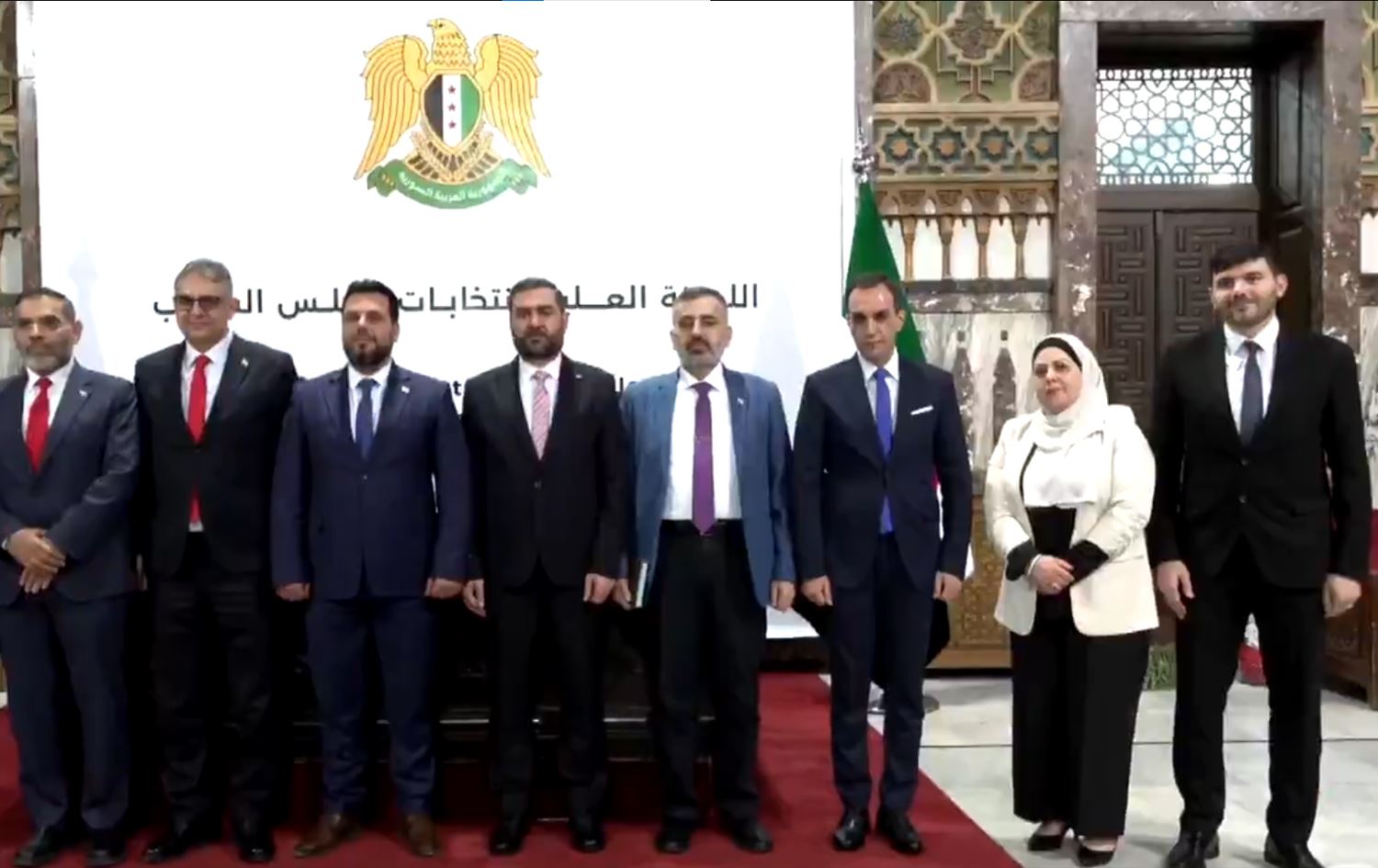 Komîteya Bilind a Hilbijartinên Parlamentoya Sûriyeyê / Wêne: Ji ber dîmenan