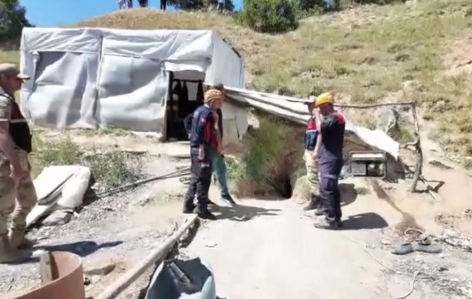 Olay yeri / Video alıntısı / AA