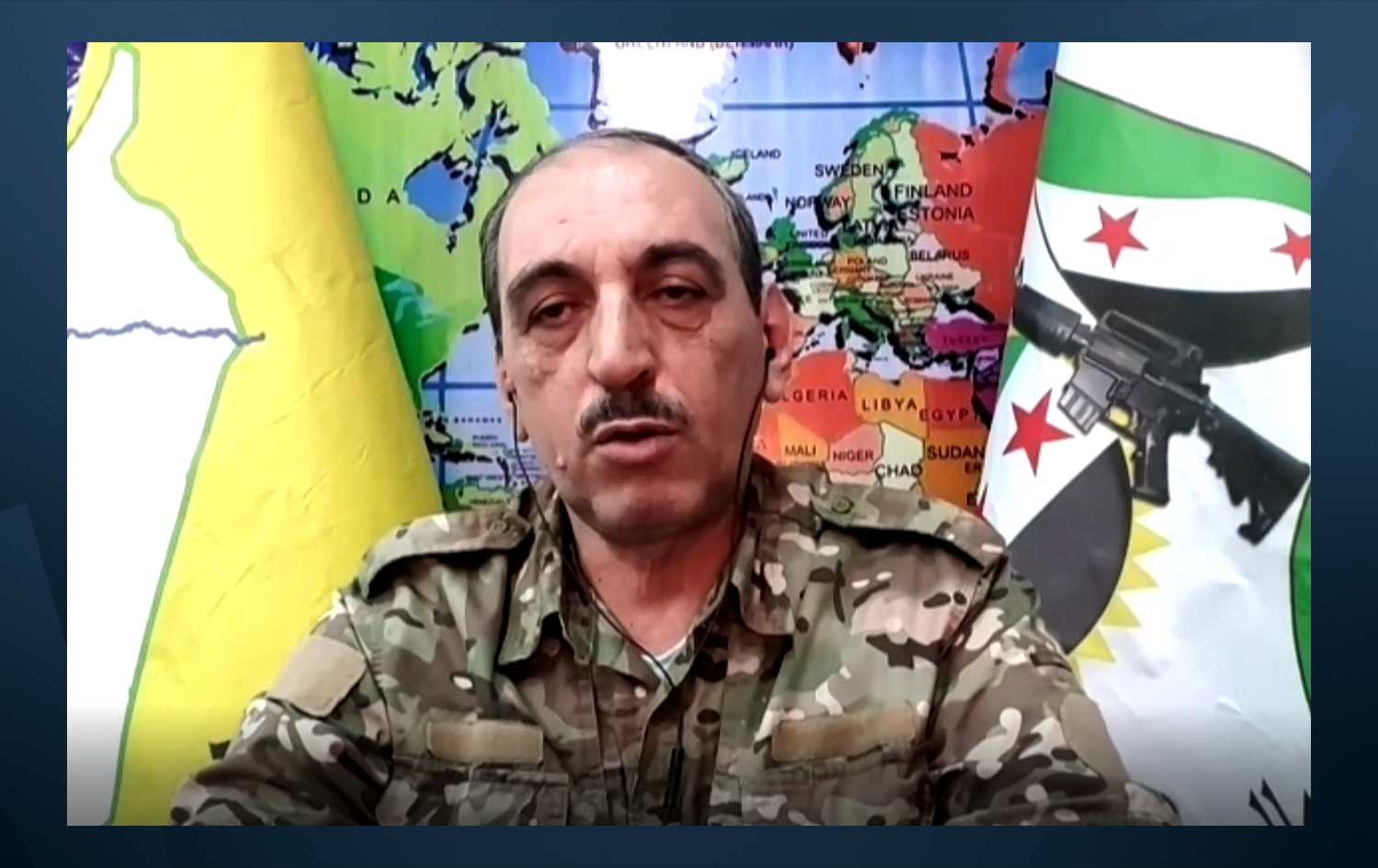 گوتەبێژی هێزەکانی باکووری دیموکرات: 2000 چەکداری داعش لە بیابانی سووریا هەن