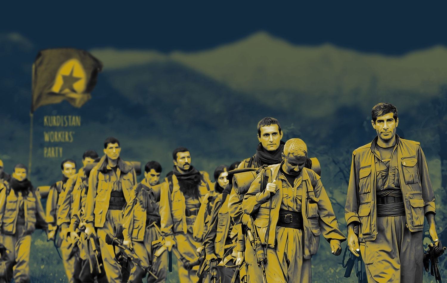 Refekî gerîlayan / Wêne: Rûdaw Grafîk 