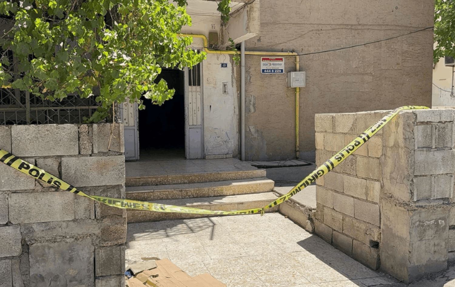 Mala ku bûyer lê qewimî / Wêne: DHA