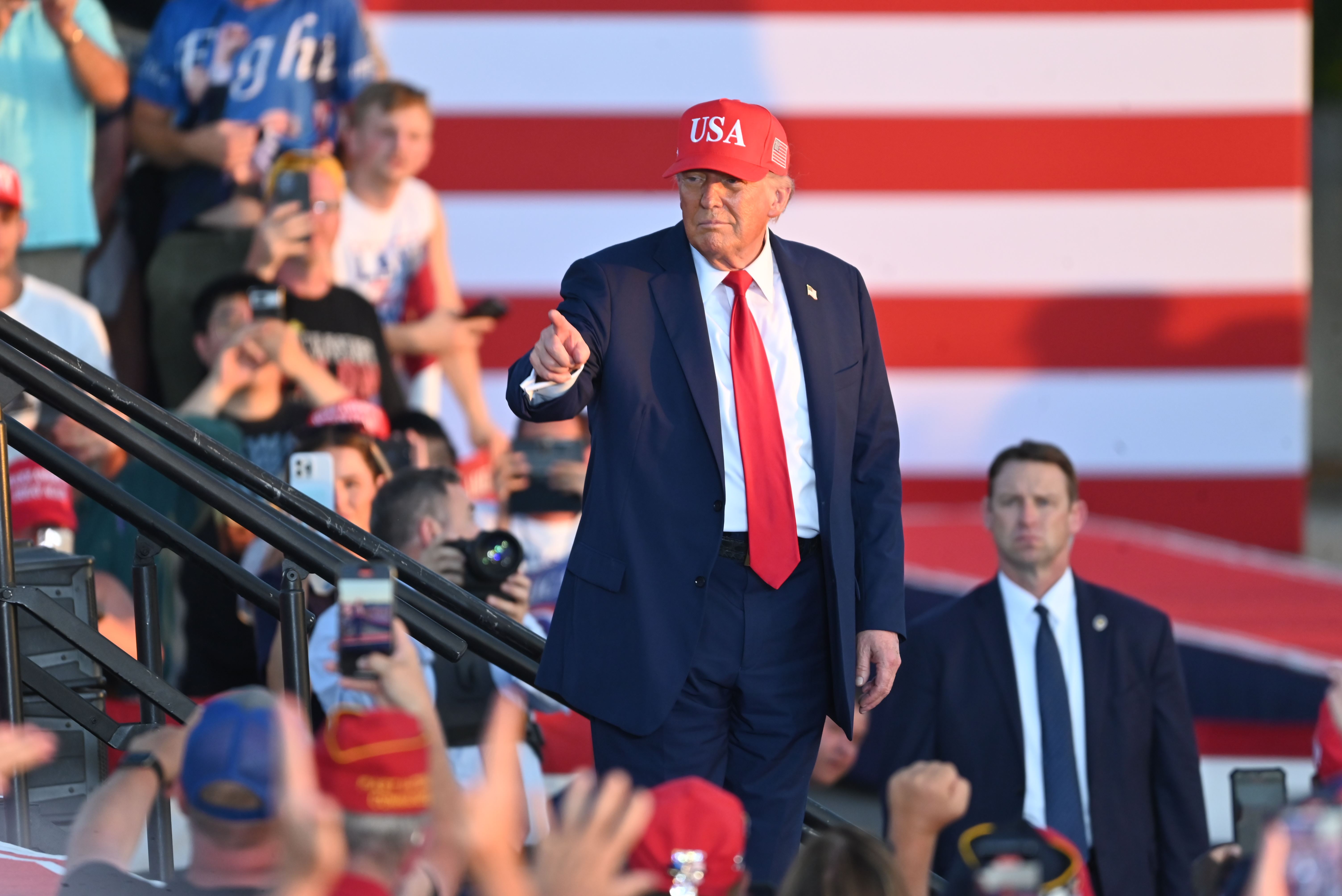 Foto:ABD'nin Iowa eyaletine bağlı Des Moines kentinde düzenlenen America250 mitingine, ABD Başkanı Donald J. Trump katıldı / Kyle Mazza