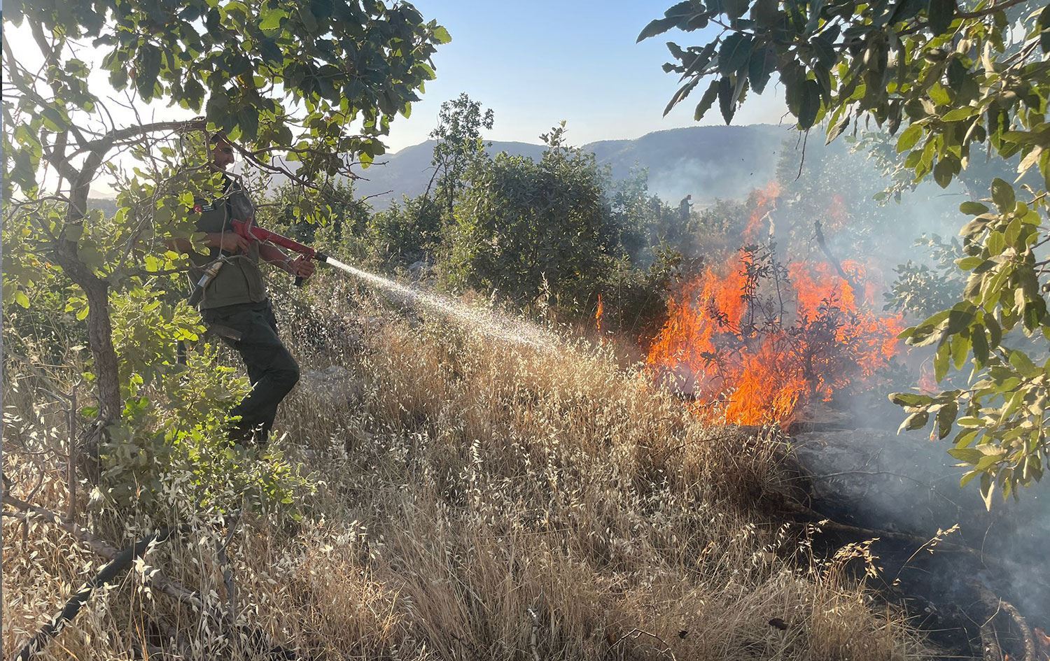 Hewlên vemirandina agir /Wêne: AA