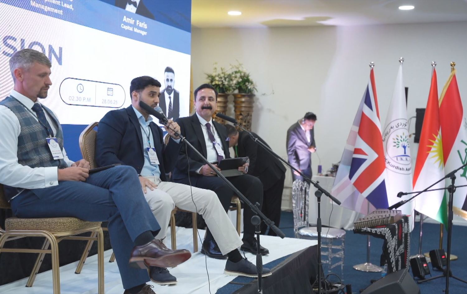 Dîmenê konferansê\ Wêne û Vîdeo: Rûdaw