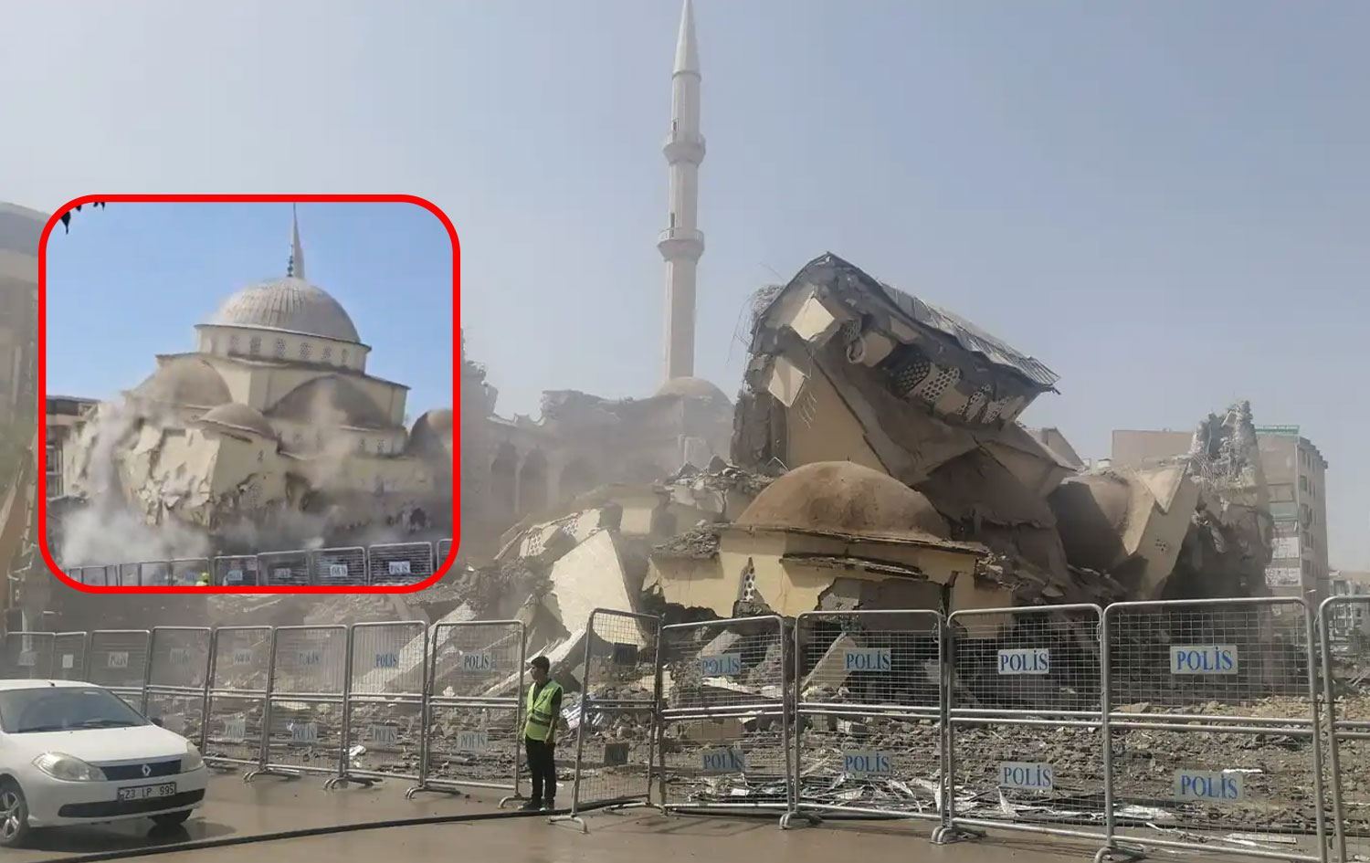 Mizgefta 49 salî hat hilweşandin / Wêne: Rûdaw Grafîk