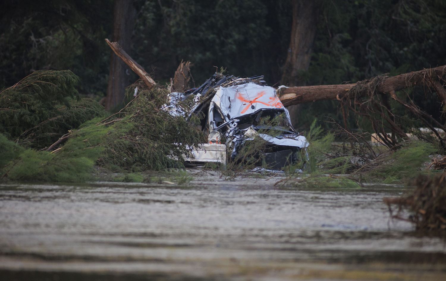 Paşmayên lehiya wêranker /Wêne: AA